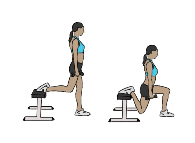 Dumbbells-Bulgarian-Split-Squat