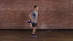 Heel to buttock exercise