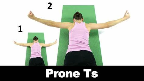 Prone T Exercise