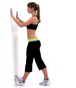 Toes on the Wall Stretch