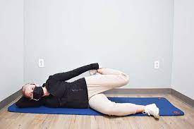 hip flexor side lying stretch