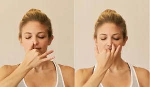 Alternate-nose breathing-exercise