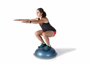 Bosu ball squats