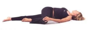 Lying-knee-side-stretch