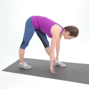 Scissor hamstring stretch