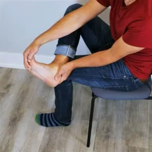 Sitting Plantar Fascia Stretch