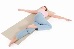 Supine Spinal Twist