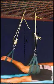 Suspension for knee flexion and extension