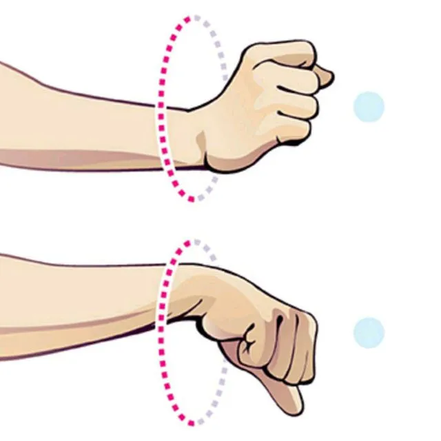Wrist Circles (clockwise and counterclockwise)