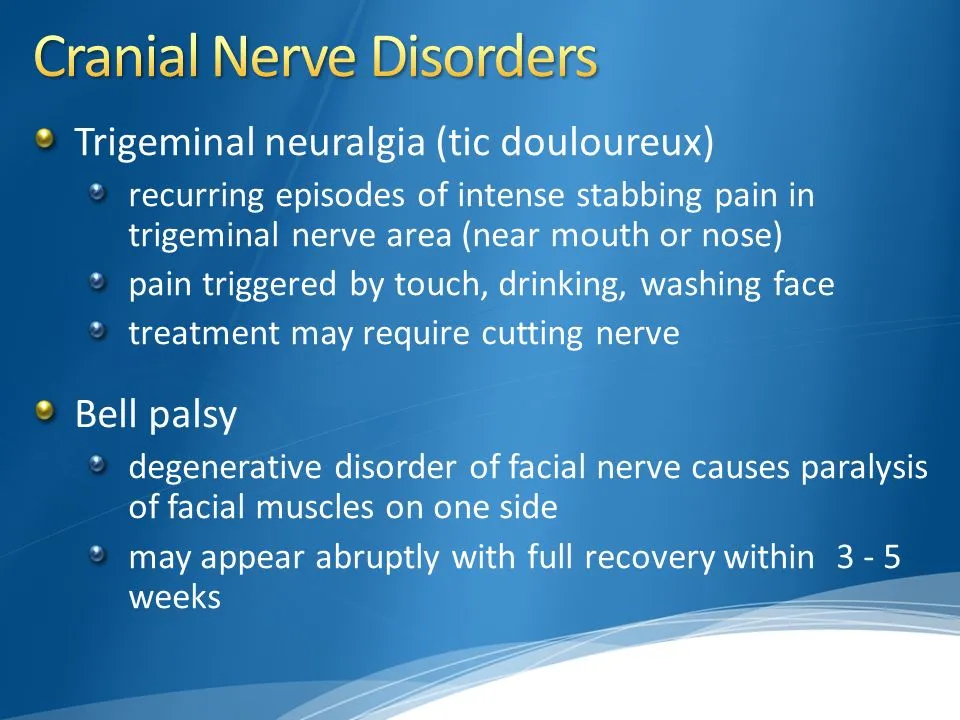 Cranial Nerve Disorders: Types, Symptoms, and Treatment