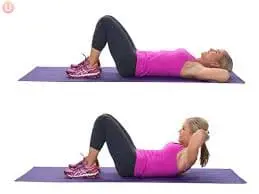 Crunches-exercise
