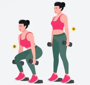 Dumbbell Hack Squat