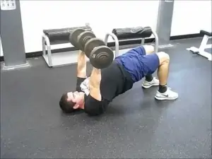 Dumbbell Hip Extension Floor Press