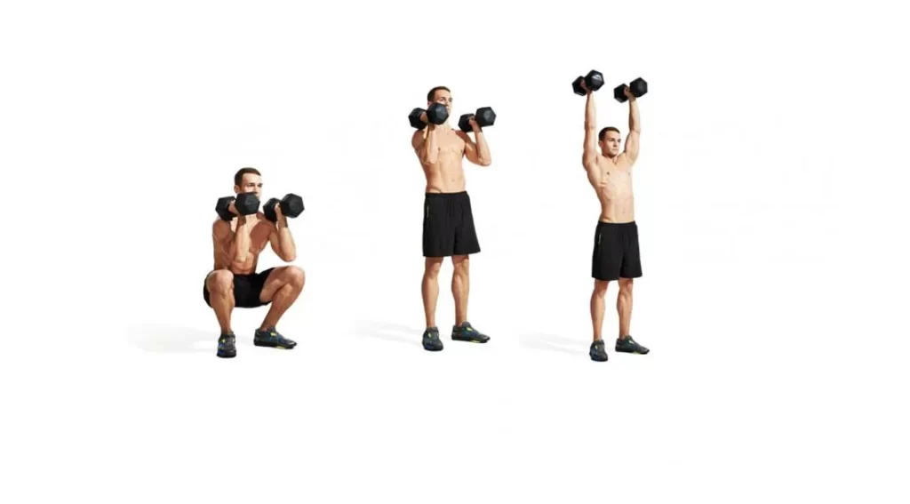 Dumbbell Squat to Press