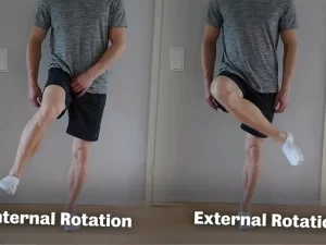 Hip external and internal rotation