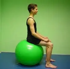 Pelvic-tilt-with-exercise-ball