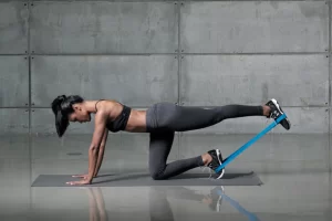 Plank-Kickback-with-Resistance-band