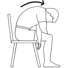 Sitting Rhomboid Stretch 