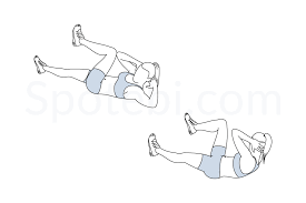 bicycle crunches exercise