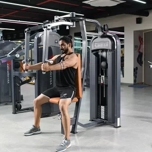 seated machine fly exercise