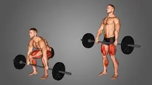 Barbell deadlift