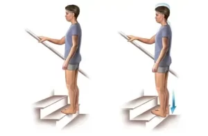 Calf Stretch Off A Step