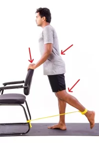 Standing Hip Extension with Loop Band