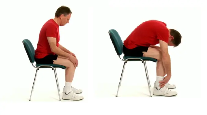 seated lumbar flexion