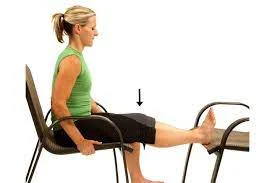 Knee extension active self-assisted