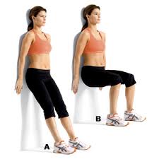 Wall Squat exercises