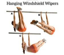 Windshield wiper hanging: