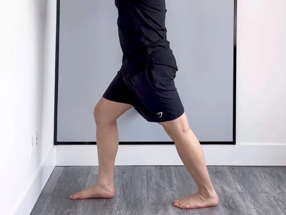 standing calf stretch