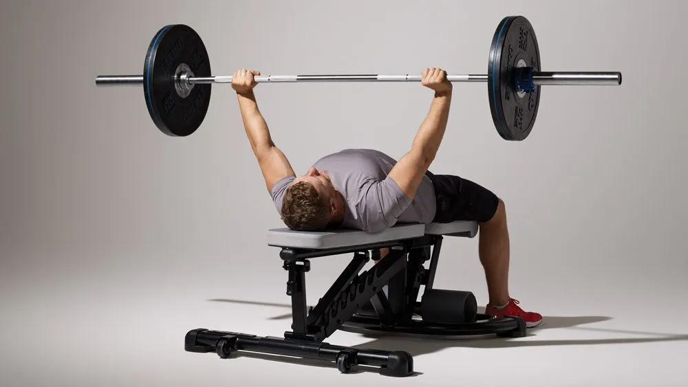 Traditional flat bench press