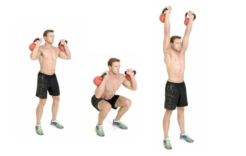 kettlebell thrusters