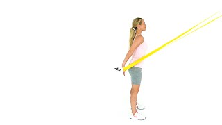 Shoulder Extension with theraband