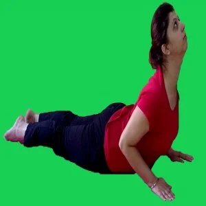 Hasta Bhujangasana or Curved Hand Cobra 