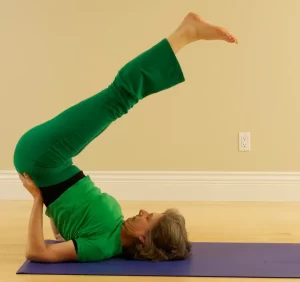 Half Shoulder Stand (Sarvangasana)