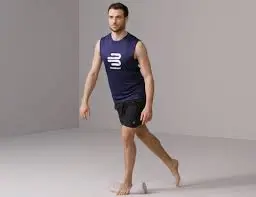 Single-leg scissor stand