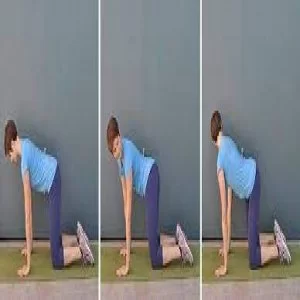 Poodle tail lower back stretch