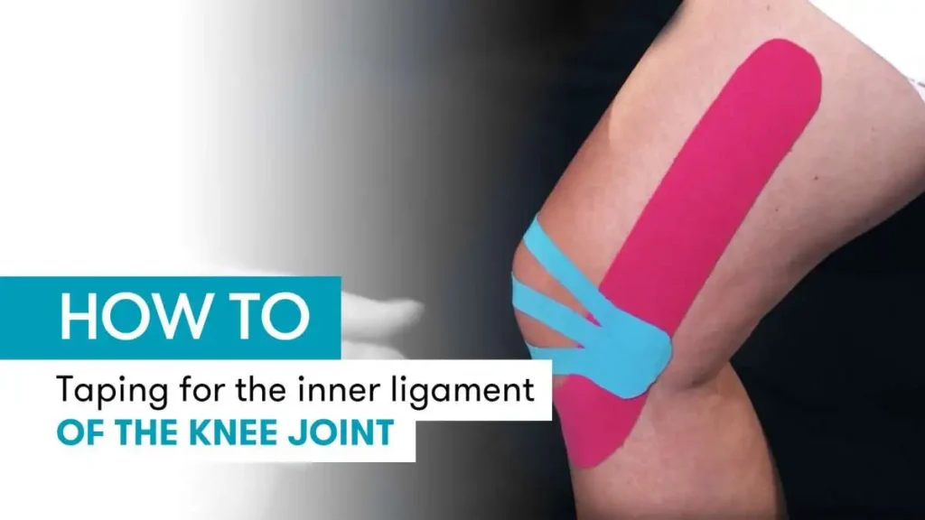 KT Tape Application for Inner Knee Support