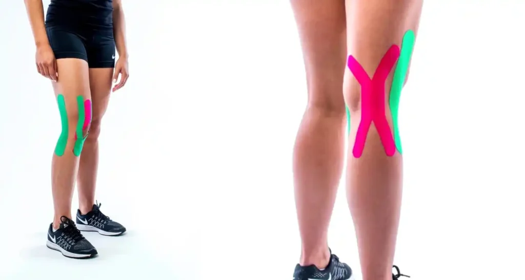 KT Tape Application for the back of the Knee Support