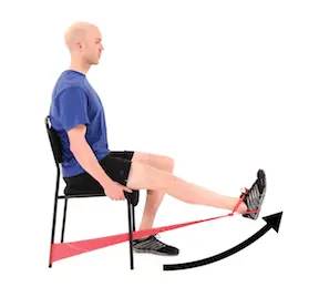 Knee Extension Isometrics with Band