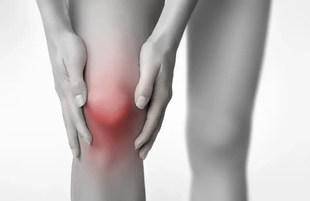 Pain at the knee itself
