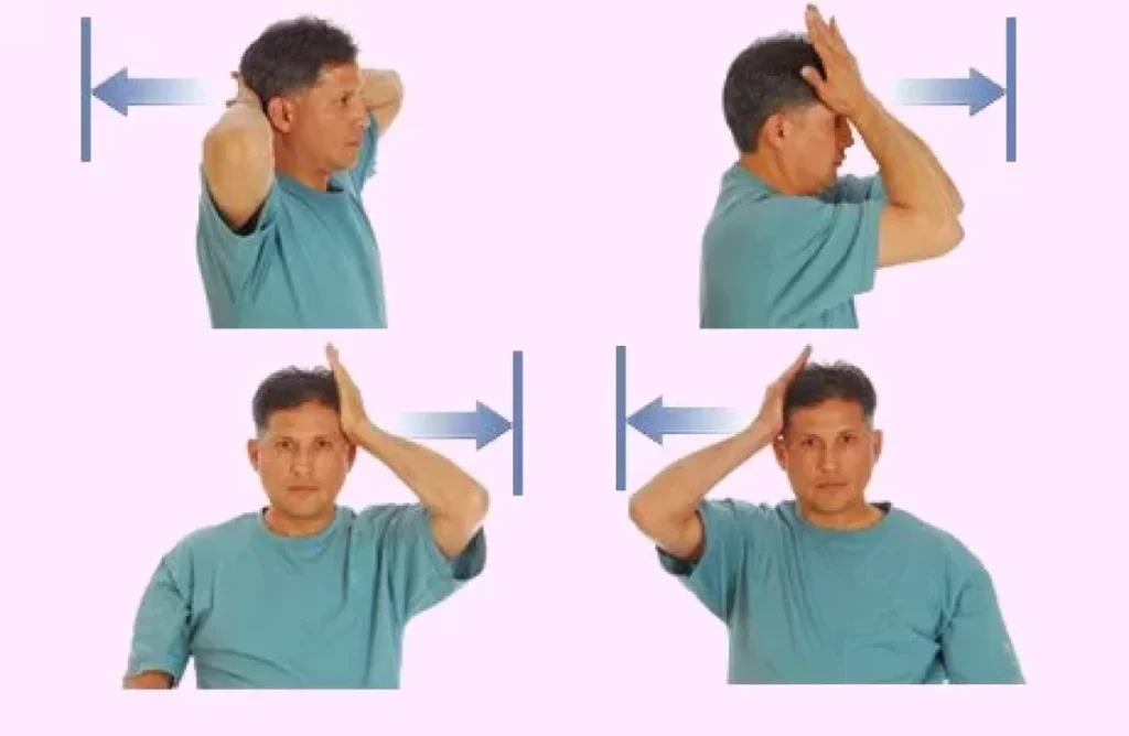 Static Neck Sculptors exercise