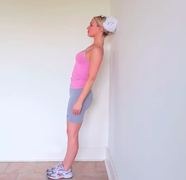 Wall Lean Neck Strengthening