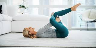 Supine Figure-4 Stretch