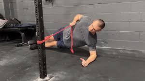 Side Plank with Band Row
