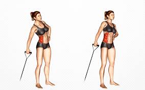 Standing side bend with band