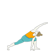 Parivrtta Parsvakonasana (Revolved Eight Point Crescent Moon Pose)