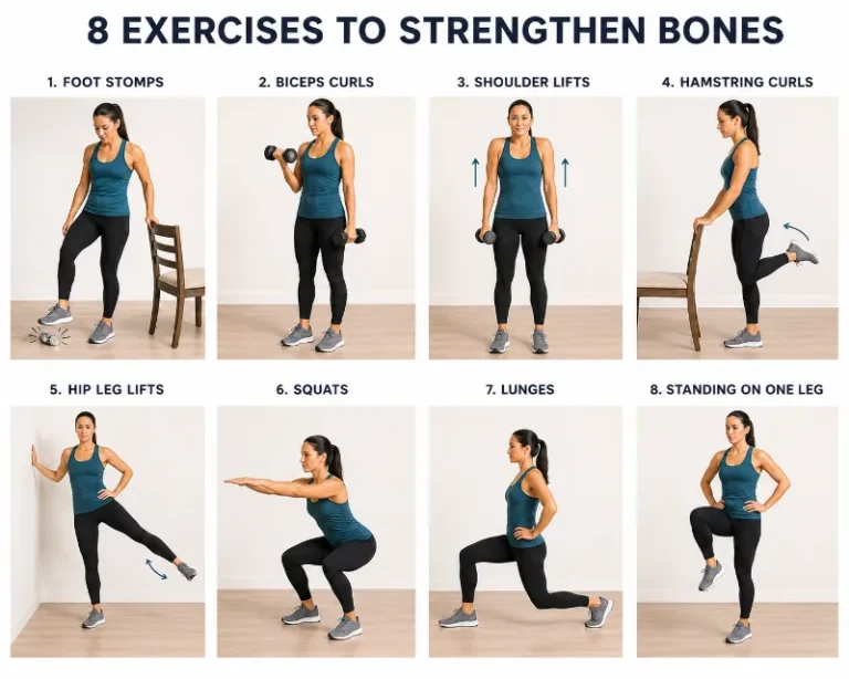 8 exercises to strenghen the bones